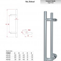 KS-1103 - Alüminyum Çekme Kapı Kolları