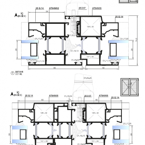ASAŞ RWT64 - Kapı ve Pencere Sistemleri