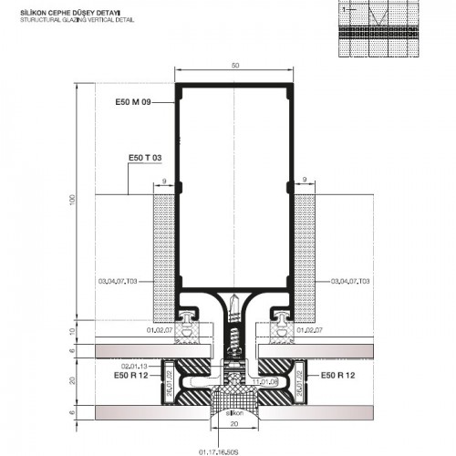 ASAŞ E50 - Giydirme Cephe Sistemleri