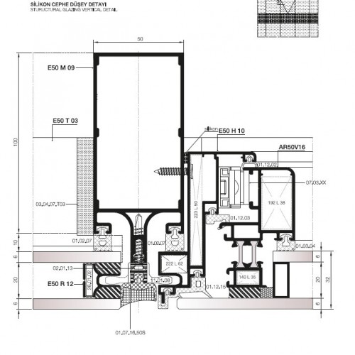 ASAŞ E50 - Giydirme Cephe Sistemleri
