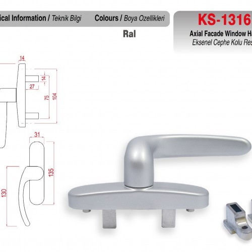KS-1316 - Pencere Kolları